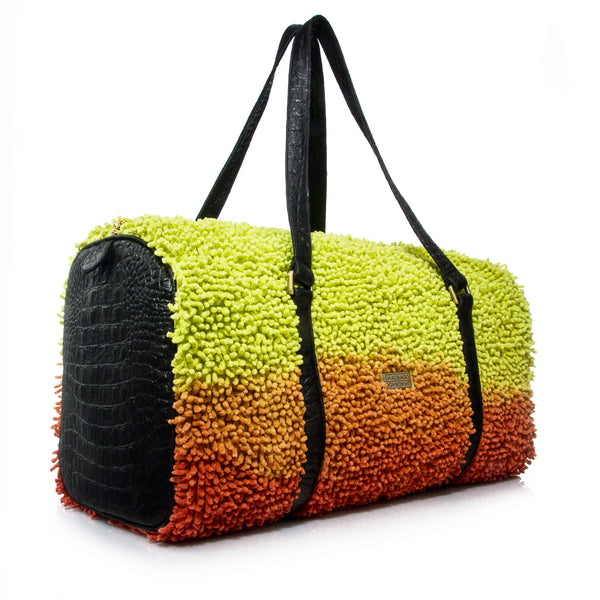 Lana Duffel - Black Crocodile