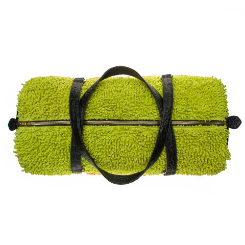 Lana Duffel - Black Crocodile