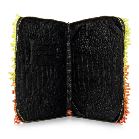 Shagpadd iPad Case - Black Crocodile